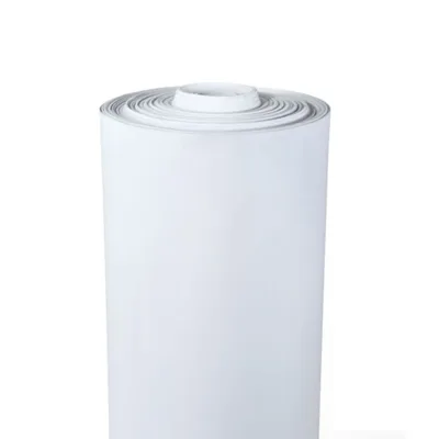 Cao su non cuộn trắng